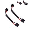 Xotic Tech 2pcs H7 Pigtail Wire Wiring Harness Extension Adapter