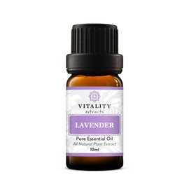 Vitality Extracts Lavender Essential Oil - Natural Calm, Stress Relief, Skin Care, Rest & Relaxation, Fresh Scent, Undiluted