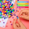 Iooleem Pony Beads(1000pcs Red Pony Beads), Beads for Jewelry Making,