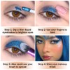 Oulac Liquid Eyeshadow Glitter - Waterproof Glitter Eye Make-Up with