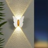 Aswalling Outdoor Waterproof Wall Lamp, Butterfly Washing Wall Lamp, Minimalist