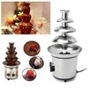 Chocolate Fountain Machine 4 Tier Electric Chocolate Fondue Fountain Machine