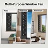 31.5-33.5 Inch Vertical Window Fan for Sliding Windows Exhaust Only