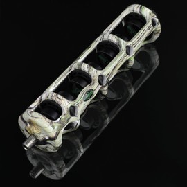 ZSHJGJR 7 Inch Archery Bow Stabilizer Aluminum Alloy, Shock Absorber Bow Stabilizer Vibration Damper, All-CNC Aluminum Machined for Compound Bow Accessories (Camo)