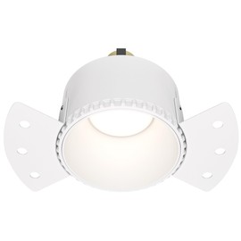 Maytoni Modern Recessed Spotlight Share 1x GU10 Excl. White Aluminium and Plastic Energy Efficient 20 W for Kitchen, Bedroom, Living Room, Dining Room, Lobby