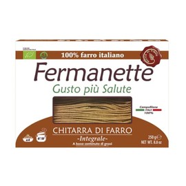 Organic Farro Chitarra Pasta | 100% Italian Organic Whole Spelt | 8.8oz (250g) (Pack of 10)