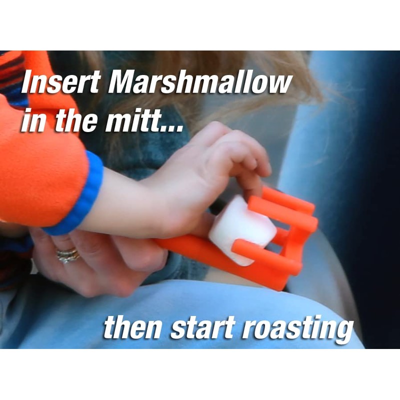 Marshmallow Mitt Roasting Stick (Glow Bright Green)