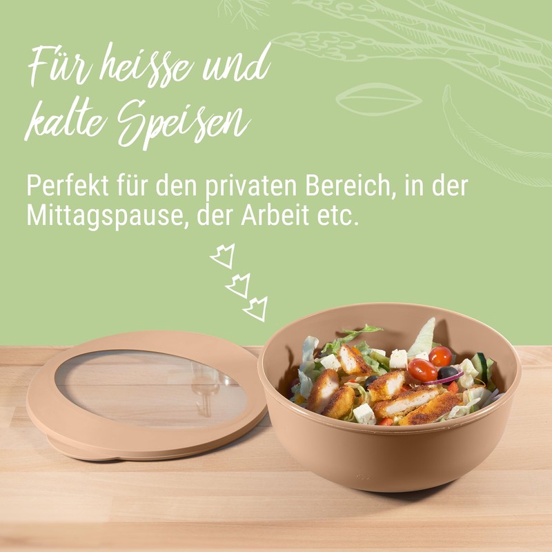 elastoREuse REuse Salad Box Take Away Packaging Food Container to