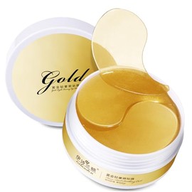 ISILANDON Parches para debajo de los ojos, mascarilla de oro de 24 quilates, 60 unidades, cuidado de los ojos para las arrugas, mascarilla para...    
