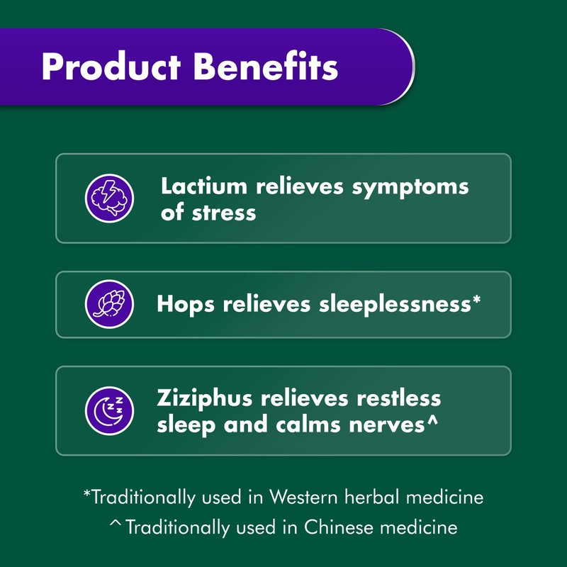 Nature's Own Complete Sleep Advanced for Stress Relief Tablets 60
