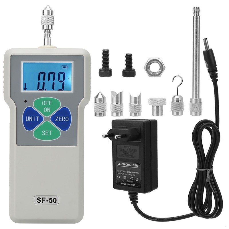 SF-50 Portable Push and Pull Tester Meter Digital Force Gauge