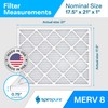 SpiroPure 17.5X21X1 MERV 8 Geothermal Air Filters - Made in