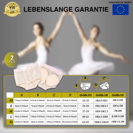 CZ Store Non-Slip Foot Pads, XS 31-33 EU Faux Suede Pads for Dancing, Lightweight Mesh Gauze Fabric, Toe Protection for Gymnastics, Yoga, Pilates, Ballet, Modern Jazz