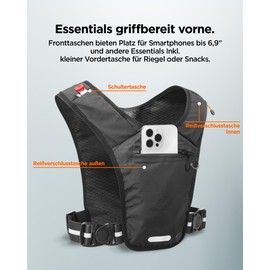 Spigen A720 Dynamic Shield Running Vest - Black, black, running vest