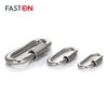 FASTON Stainless Steel Carabiner Screw Cap D = 12 (Pack