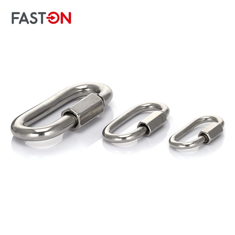 FASTON Stainless Steel Carabiner Screw Cap D = 12 (Pack