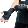 RiToEasysports 1 Pair Compression Arthritis Copper Fingerless Sports Gloves for