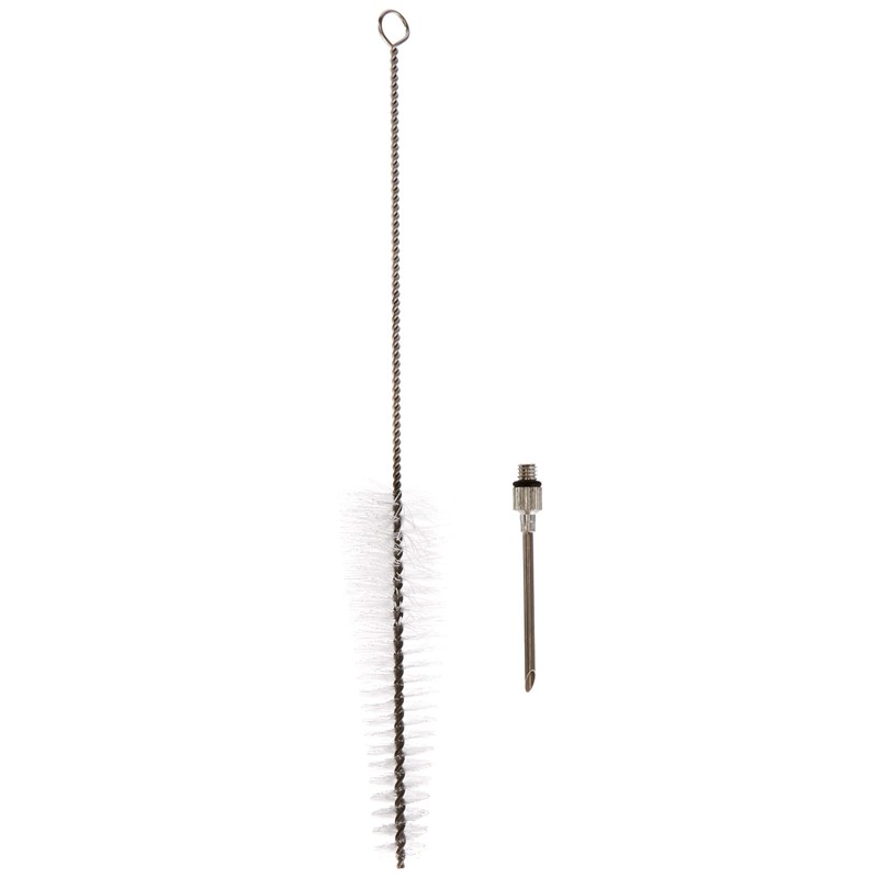 Ibili Bratensaftspritze-Set 26 cm aus Edelstahl/Silikon, schwarz/weiß/silber, 26 x 11