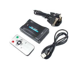 LABRIMP Vga to Scart Converter Adapter Converter for Ntsc Pal Systems No Driver Required Easy Vga to Scart Signal Conversion for and