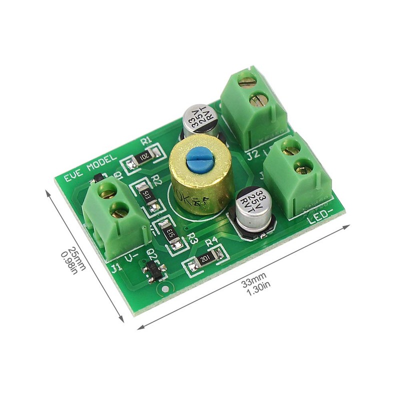 2PCS Compact Circuit Board Flasher to Flash Crossing Signals Alternately