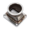 2.5in V Band Flange Adapter Stainless Steel Rustproof Long Lasting