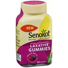 SENOKOT LAX GUMMIES MIXED BERRY 60CT