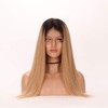 Guanyuwigs Ombre #1B/27 Honey Blonde 360 Lace Frontal Wig pre