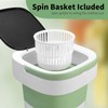 Portable Washing Machine, 16L Upgraded Mini Washer with Spin Basket