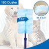 Aswalling 30 Pieces Duster Refills with 2 Long Handle, Disposable