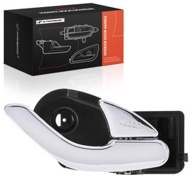 A-Premium Front Right Passenger Side Interior Door Handle Compatible with Mazda Tribute 2001-2006, Black Housing with Chrome Lever, Replace# YL8Z7822600BB, EC0158330P