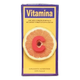 Vitamina C 75 Tabletas Multivitamínico Centro Botánico Azteca