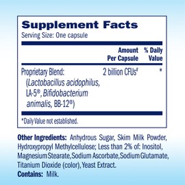 TruBiotics Daily Probiotic, 30 Capsules - Gluten Free, Soy Free Digestive + Immune Health Support Supplement for Men and Women