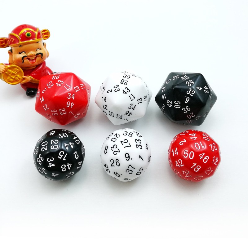 Bescon Complete Polyhedral Dice Set of 12pcs D3-D60，RPG Dice Set
