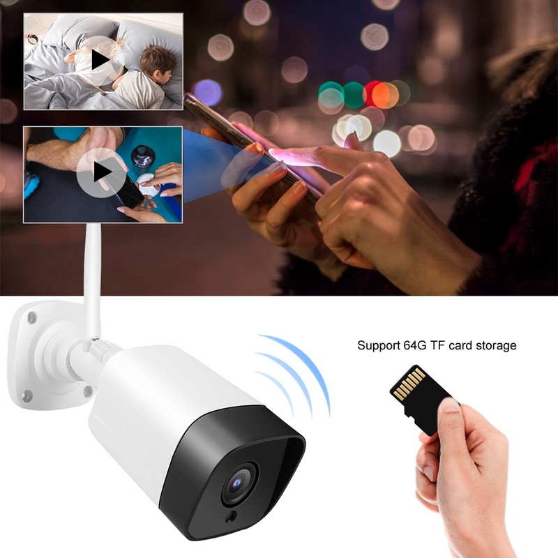 1080P HD Wifi Outdoor Camera IP66 Bullet Camera Night Vision