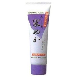 Mihada Komachi Face Wash Foam, Rice Bran, Set of 5