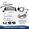 MLWRID Dirt Bike Light Bar, 60W Universal Motocross Light Bar