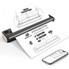 Rongta Portable Printer Wireless for Travel, Bluetooth WiFi Inkless Thermal