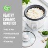 GreenLife 1.5 QT Electric Rice Cooker, Compact Small Size, 3-Cups