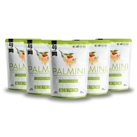 Palmini Linguine Pasta | Low-Carb, Low-Calorie Hearts of Palm Pasta | Keto, Gluten Free, Vegan, Non-GMO, Plant Based, Healthy Noodles | As Seen on Shark Tank |(12 Ounce - Pack of 6)