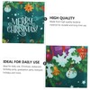 SHOWERORO Oilproof Tablecloth Christmas Table Cover Waterproof Vinyl PVC for