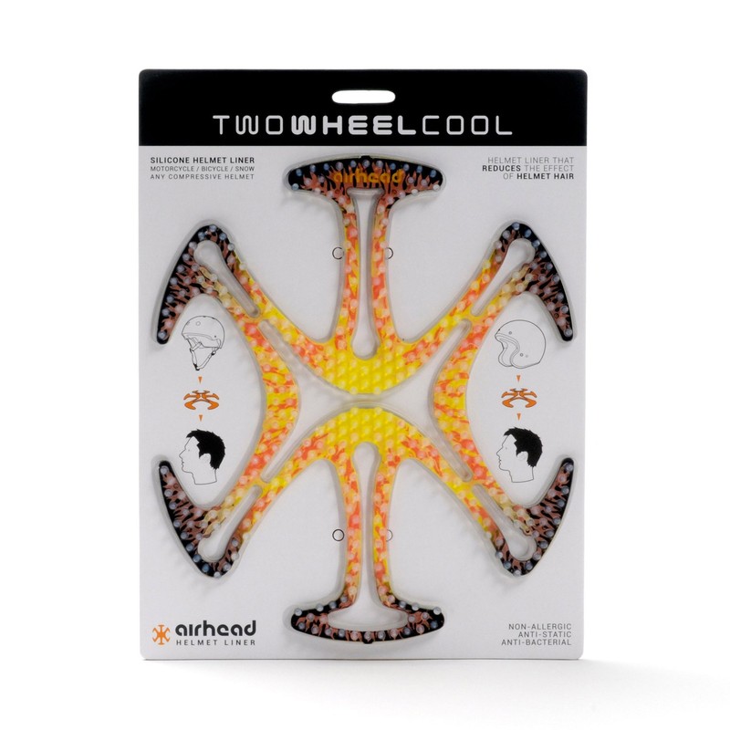 TWO WHEEL COOL Helmet Ventilation Liner Airhead Flames - Inner