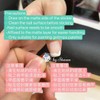 3pcs Blank Sticker DIY Adhesive Sticker Nail Profession use Drawing