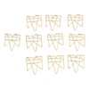 100PCS Metal Crown Paper Clips Multifunctional Rustproof Electroplating Process Prevent