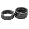X AUTOHAUX 5pcs Headset Spacer Carbon Fiber Handlebar Stem Spacers
