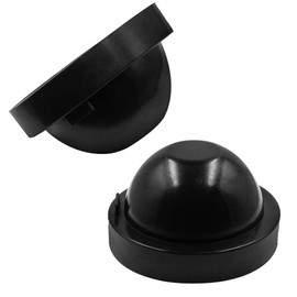 HUIQIAODS Car Dustproof Cover, LED Dust Cover, Waterproof Dustproof Cover, Light Cover, Compatible with HID Headlight Kit, Compatible with H1/H3/H4/H7/H8/H9/H11/HB3/HB4/HB5, Set of 2 (Inner Diameter: