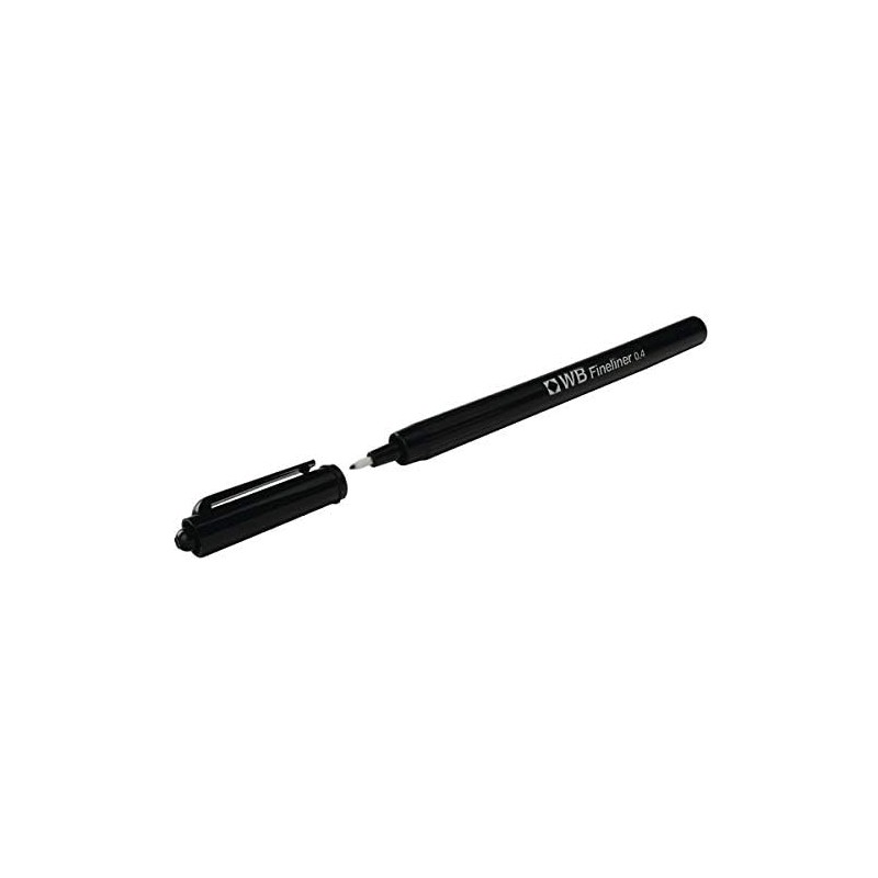 WB Fineliner 0.4 Black 746001