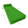 Danfuton Sleeper Chair Folding Foam Beds, Foldable Sofa Bed Sit