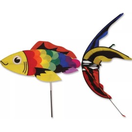 Premier Designs 45" Rainbow Koi Wind Spinner Garden Stake by Premier Kites & Designs