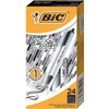 BIC Clic Stic Black Retractable Ballpoint Pens, Medium Point (1.0mm),