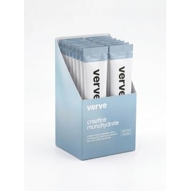 Verve Creatine Monohydrate Stick Packs | 14 Servings | 5g Pure Unflavoured Creatine | 99.9% Purity | 200 Mesh | Triple Tested | No Fillers | Mixes Into Any Drink